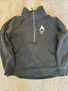 lululemon athletica Black Zip-Up Fleece Jacket